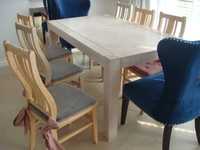 komplet 4 drewnianych krzesel do stołu