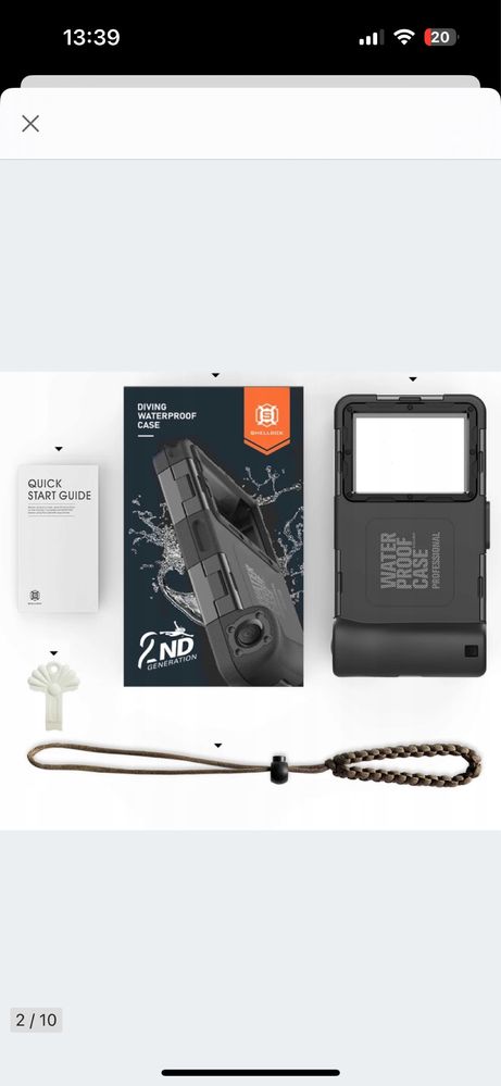 Etui wodoodporne na telefon wodoszczelne do nurkowania