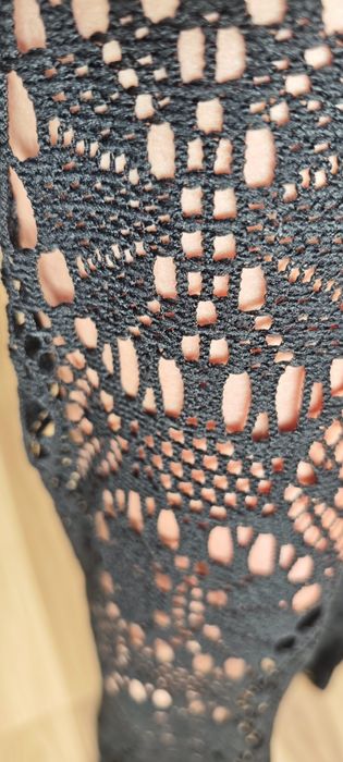 Spodnie ażurowe z koronki (M)