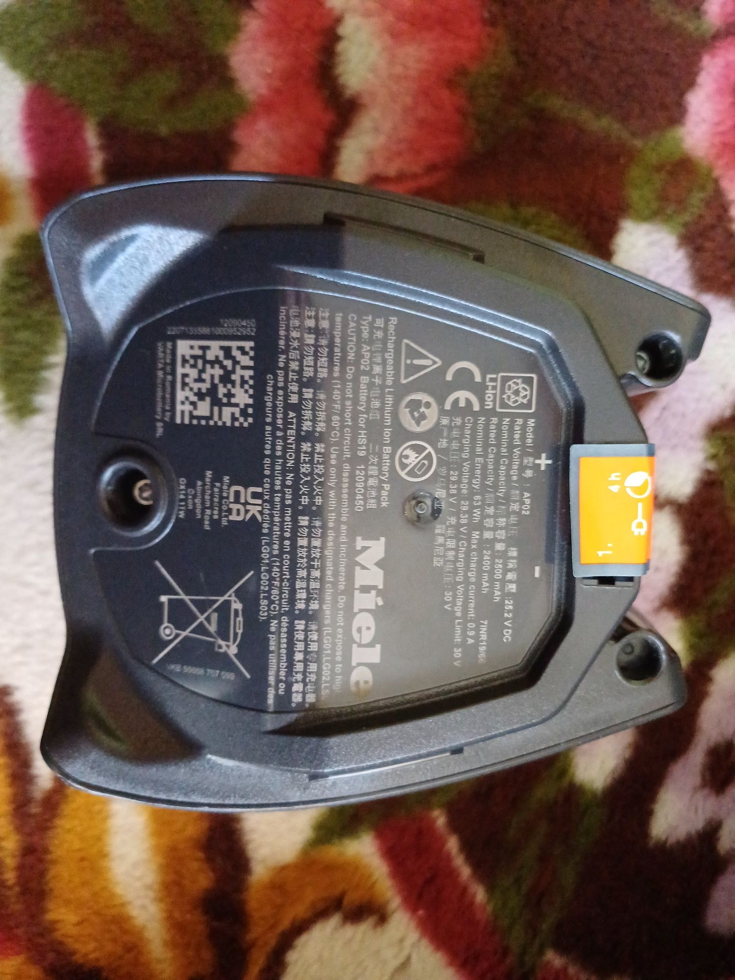 Akumulator Miele AP02