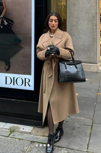 Пальто zara zw collection із вовною та ременем