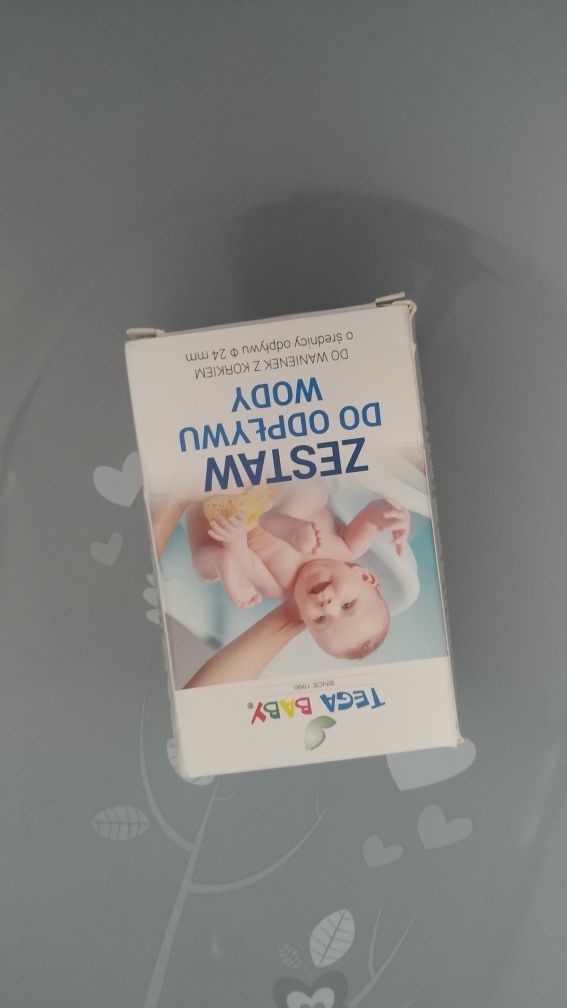 Wanienka ze stojakiem i odpływem tega baby
