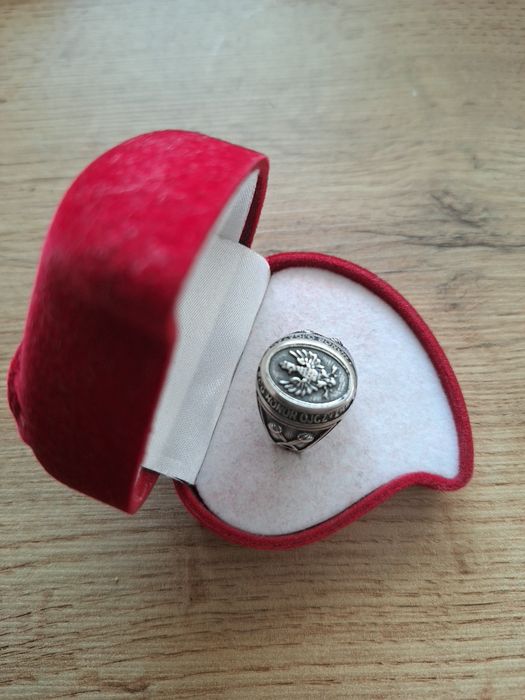 Srebrny sygnet z grawerem