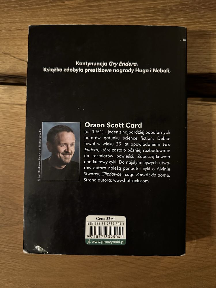 Mówca umarłych. Orson Scott Card.