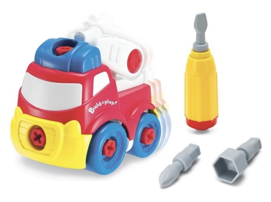 Конструктор Keenway «Строй и играй. Пожарная машина».