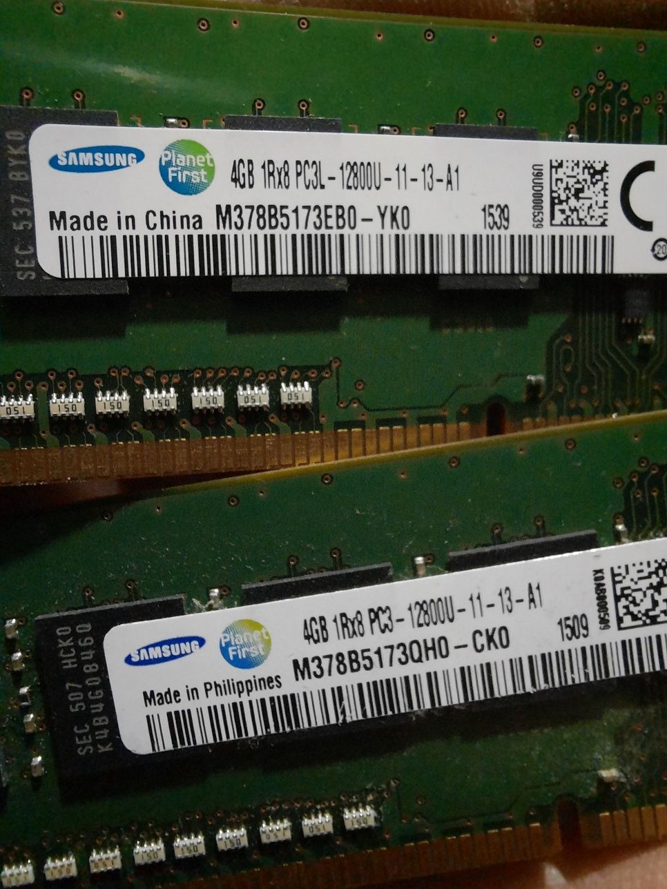 Планка пам'яті DDR 3 4GB