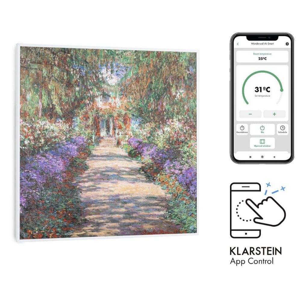 АКЦІЯ!Обігрівач -картина 60*60см Klarstein Wonderwall Aie Art 10035117