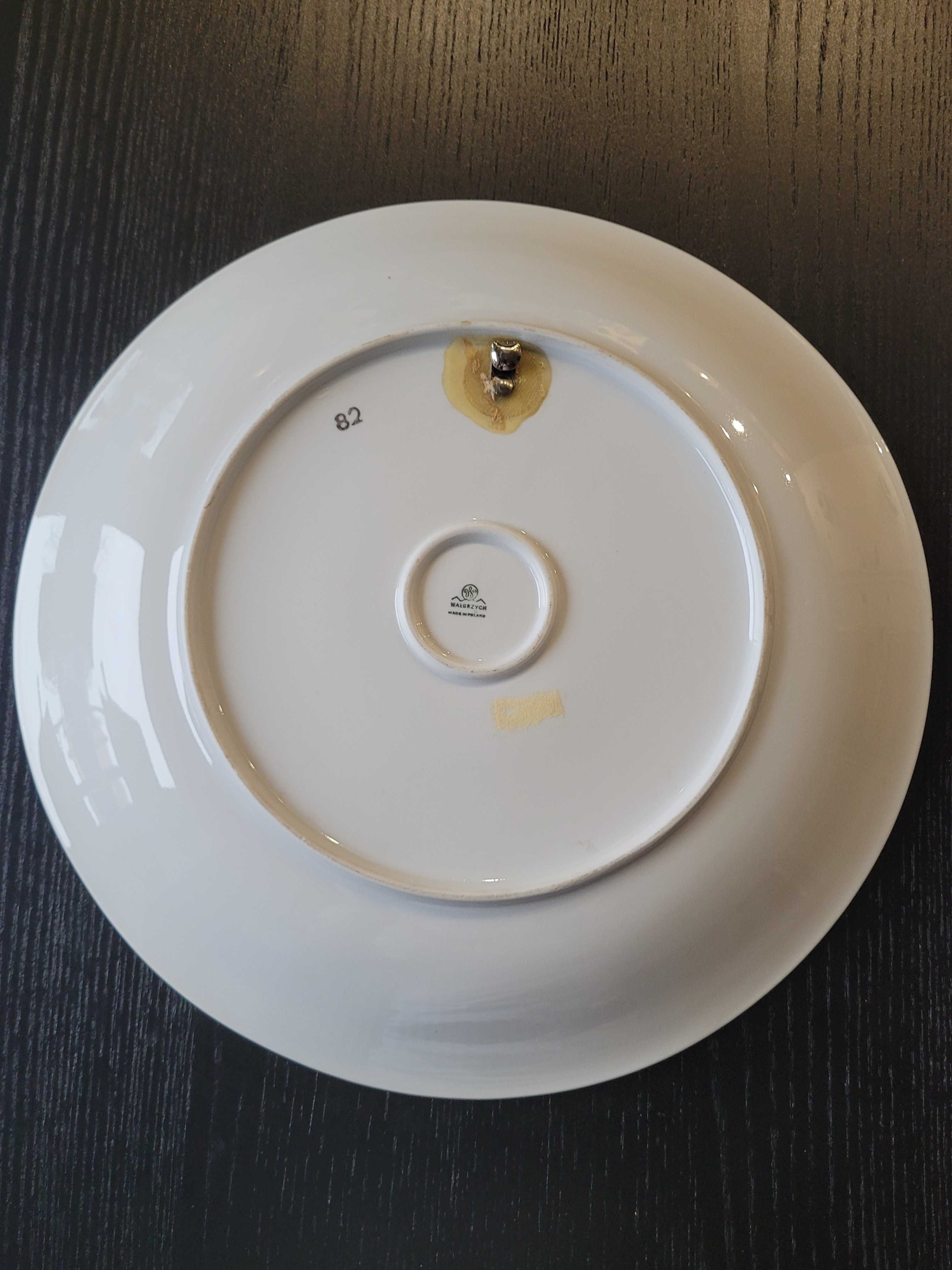 Wisłoka Dębica zapasy duży talerz porcelana Wałbrzych