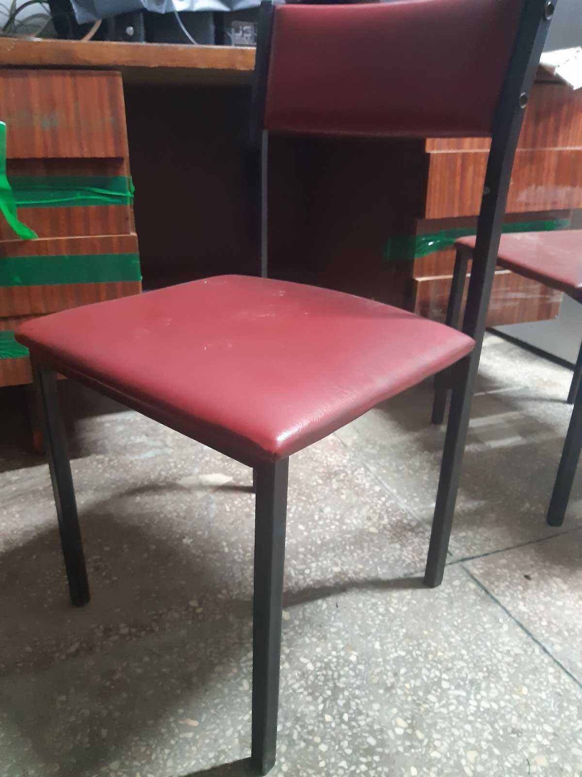 Стол + стулья металлические