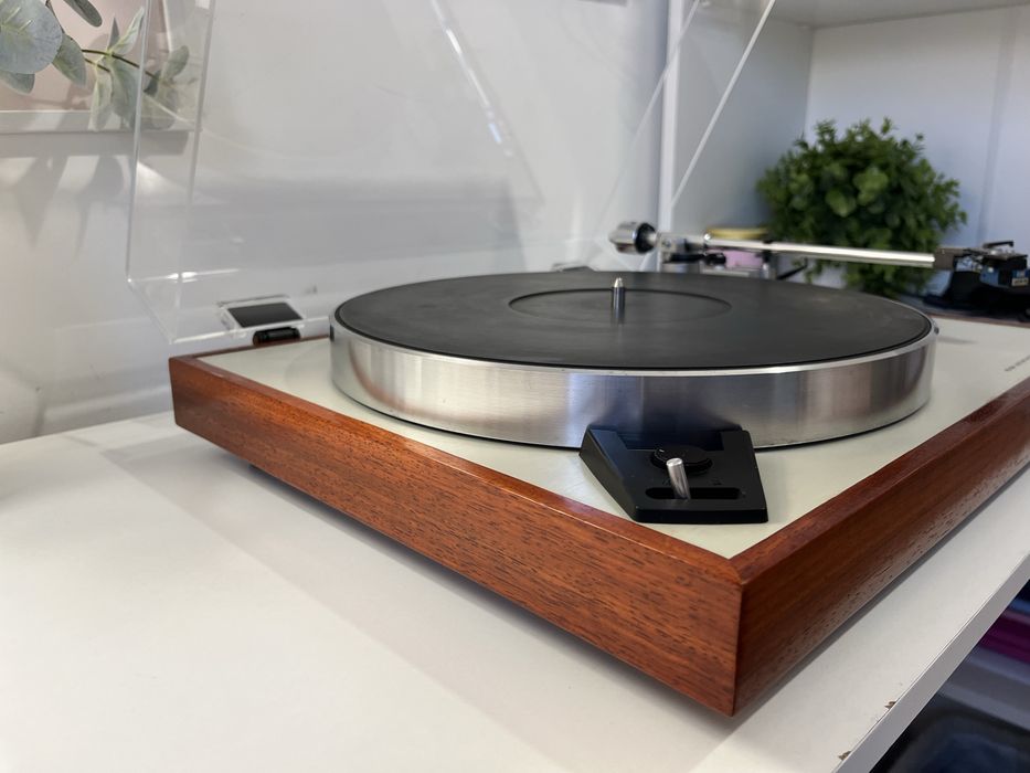 Gramofon Luxman PD 284, serwis, nowa igła, pokrywa i fornir.