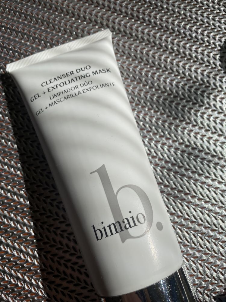 Подвійний очищаючий гель BIMAIO cleanser duo gel + exfoliating mask