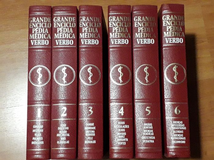 Enciclopédia Médica da Verbo 6 volumes