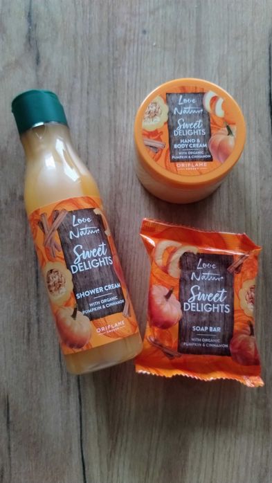 Zestaw Love Nature Sweet Delights z dynią i cynamonem Oriflame