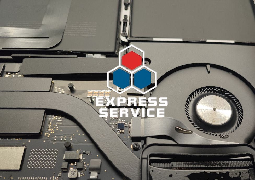 Чистка ноутбука от пыли и замена термопасты (техобслуживание) в Одессе