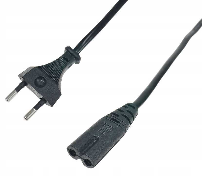 Kabel zasilający 1,5m ósemka C7 PC RTV AGD Xbox PlayStation Nintendo