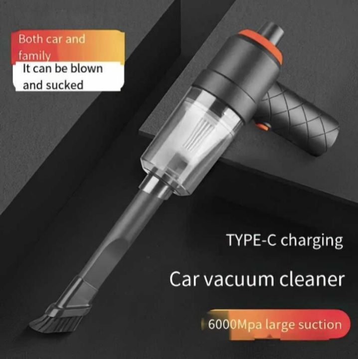 Бездротовий авто пилосос 2в1 Vacuum Cleaner, міні пилосос, машинний