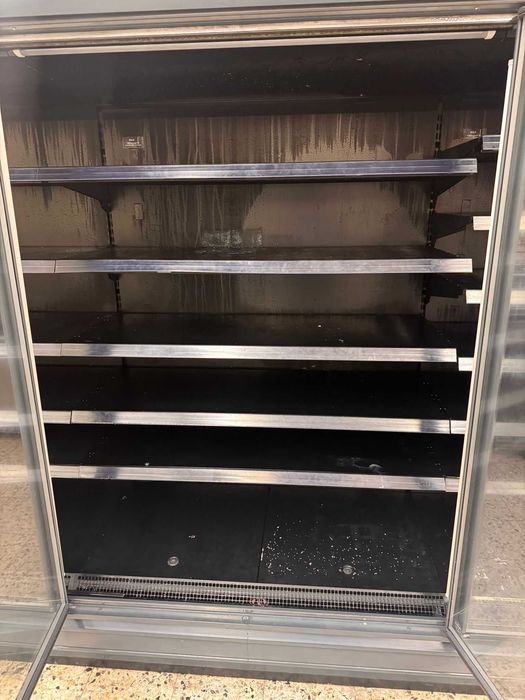 Regał chłodniczy lodówka sklepowa regal przyścienny chłodziarka hauser