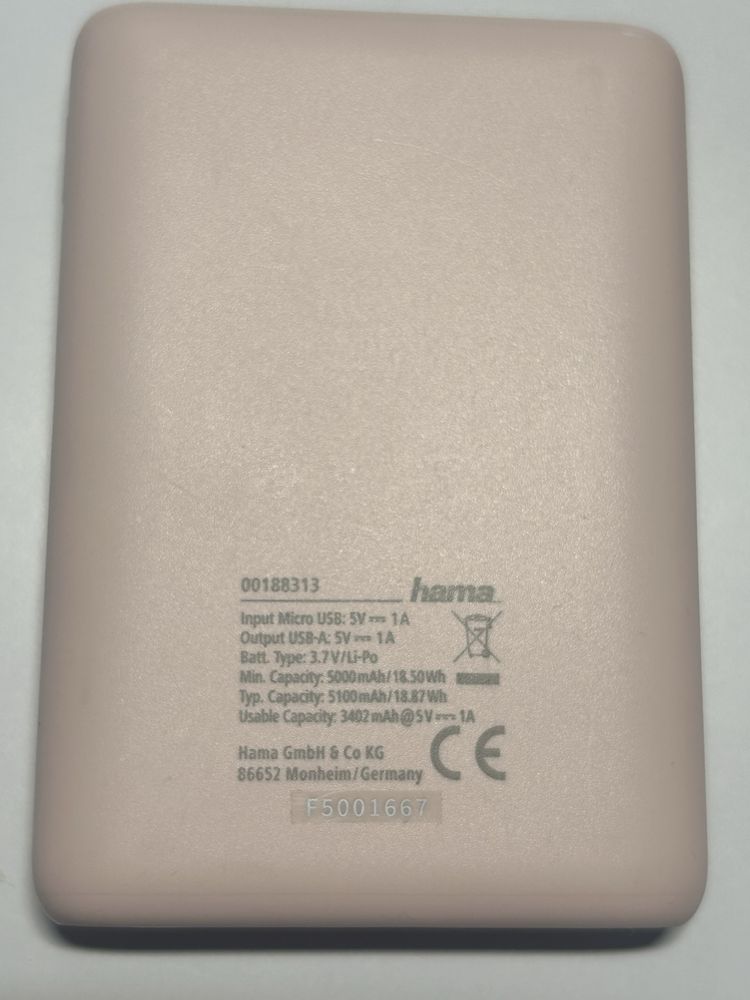 Powerbank 5000 mAh