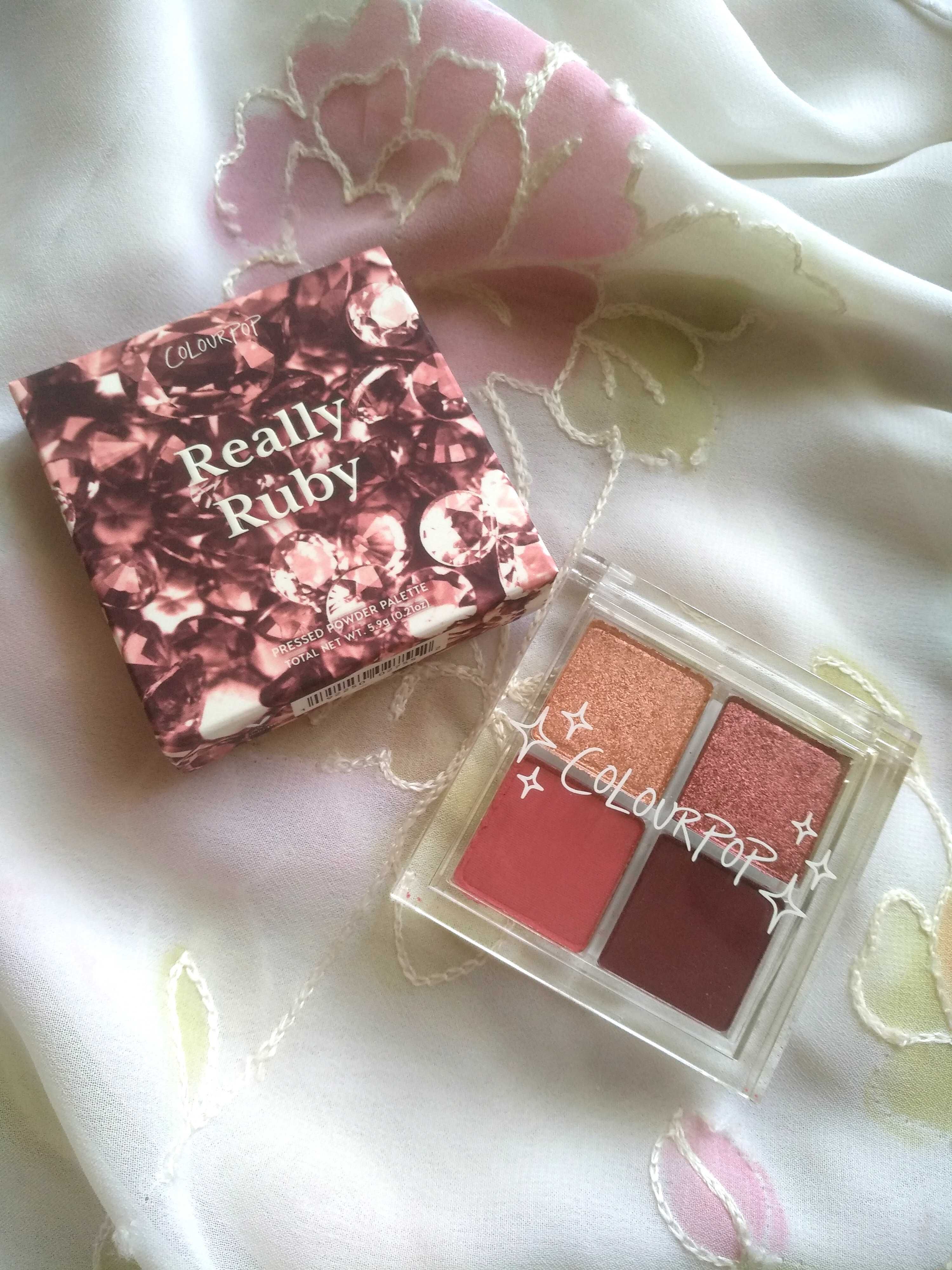 Paletka ColourPop Really Ruby. Paleta cieni do powiek.