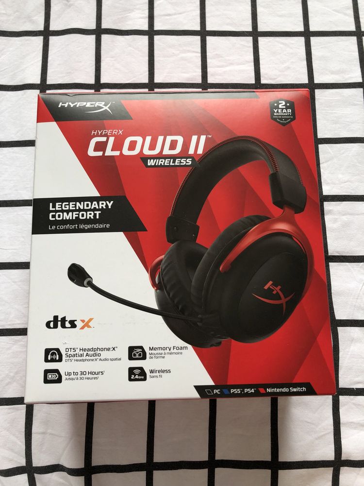 Słuchawki HyperX Cloud II wireless