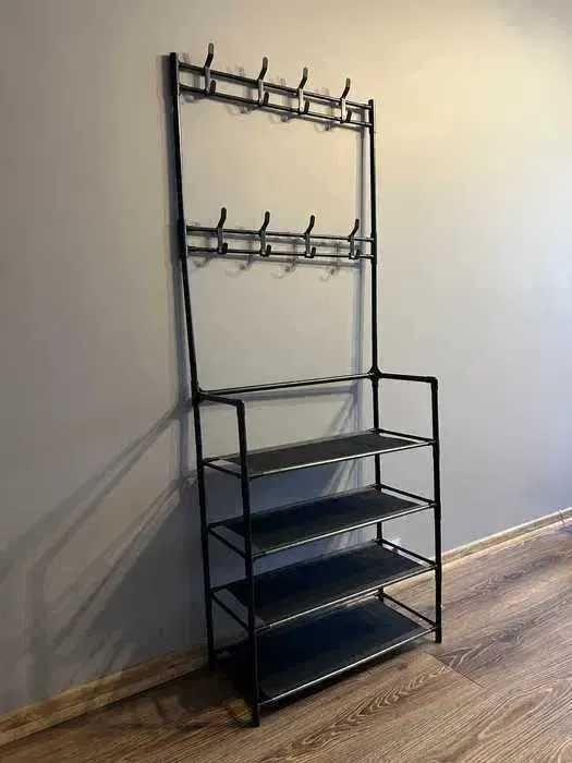 *WYPRZEDAŻ* STOJAK WIESZAK METALOWY półka na ubrania buty loft