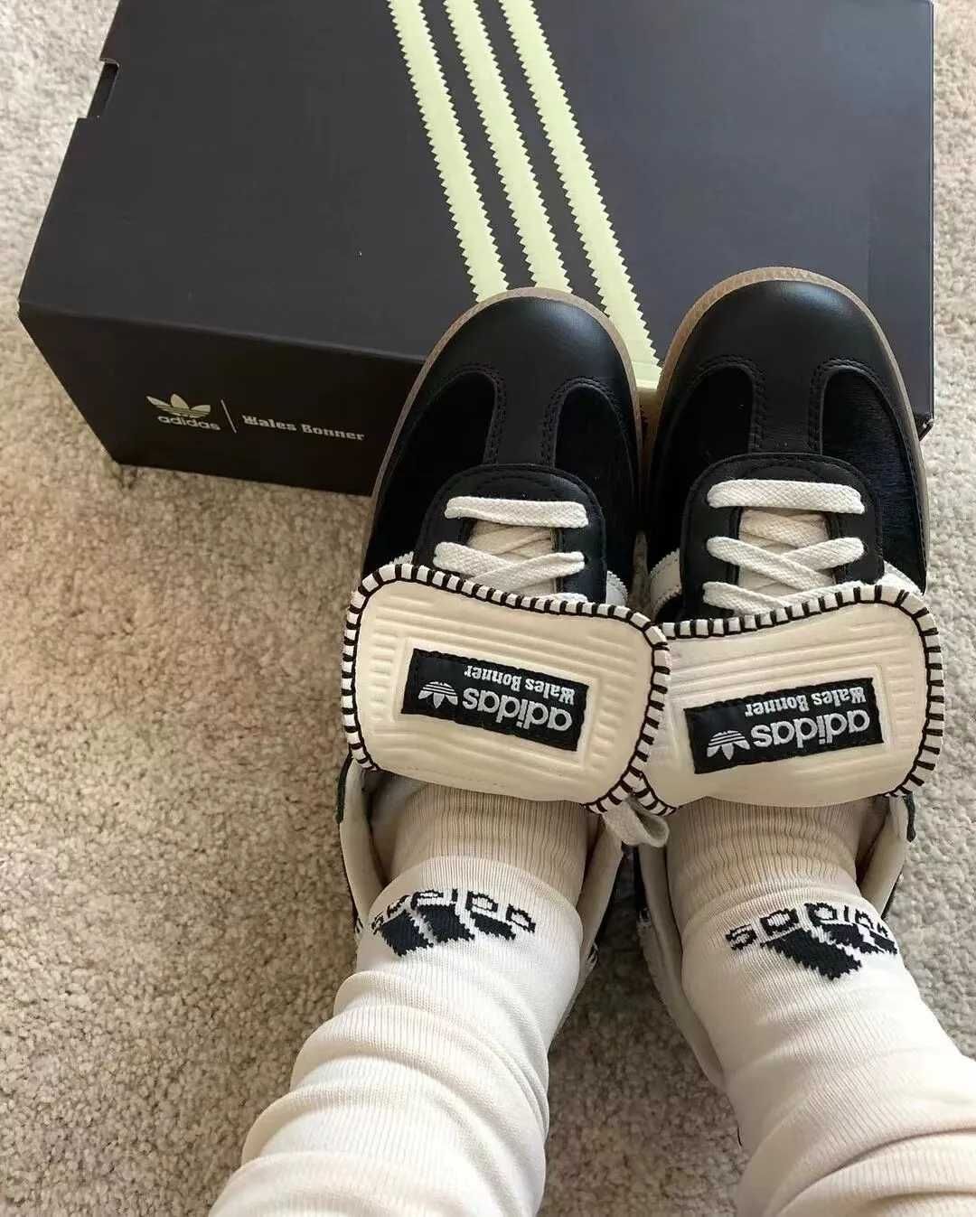 adidas Samba Pony Tonal Wales Bonner Core Black 39 EU / 6,5US 24,5 CM