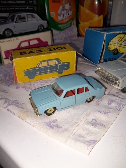Модель ВАЗ 21-01 в родной коробке. 1:60