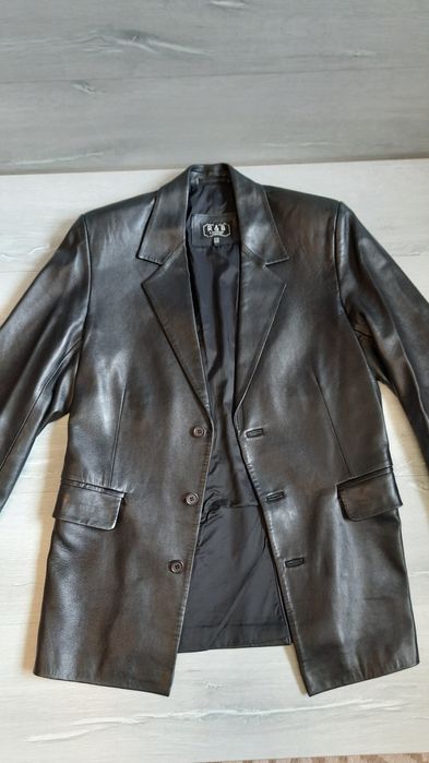 Пиджак кожа на рост 180 размер М-L