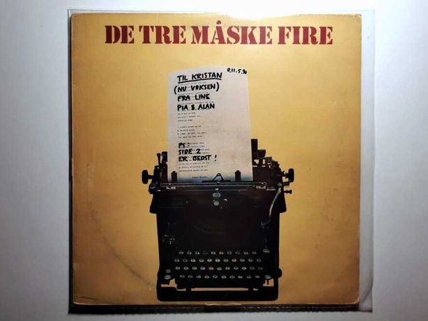 LP De Tre Måske Fire - De Tre Måske Fire (1978)
