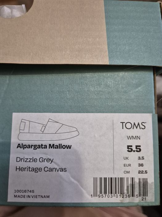 Мокасины Tom's 36 р.