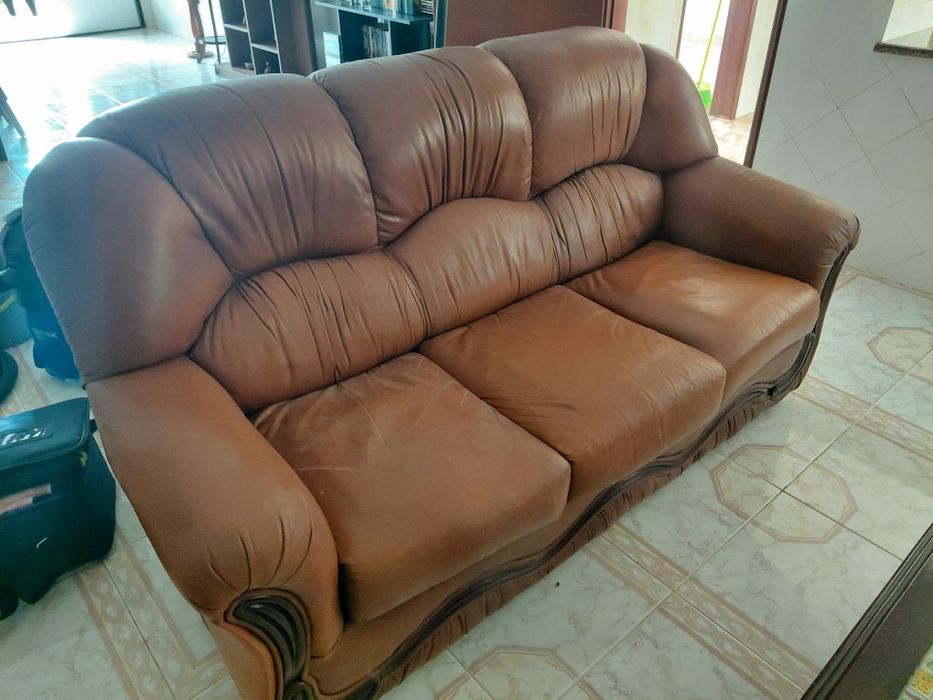 VENDO Sofá "tipo pele"