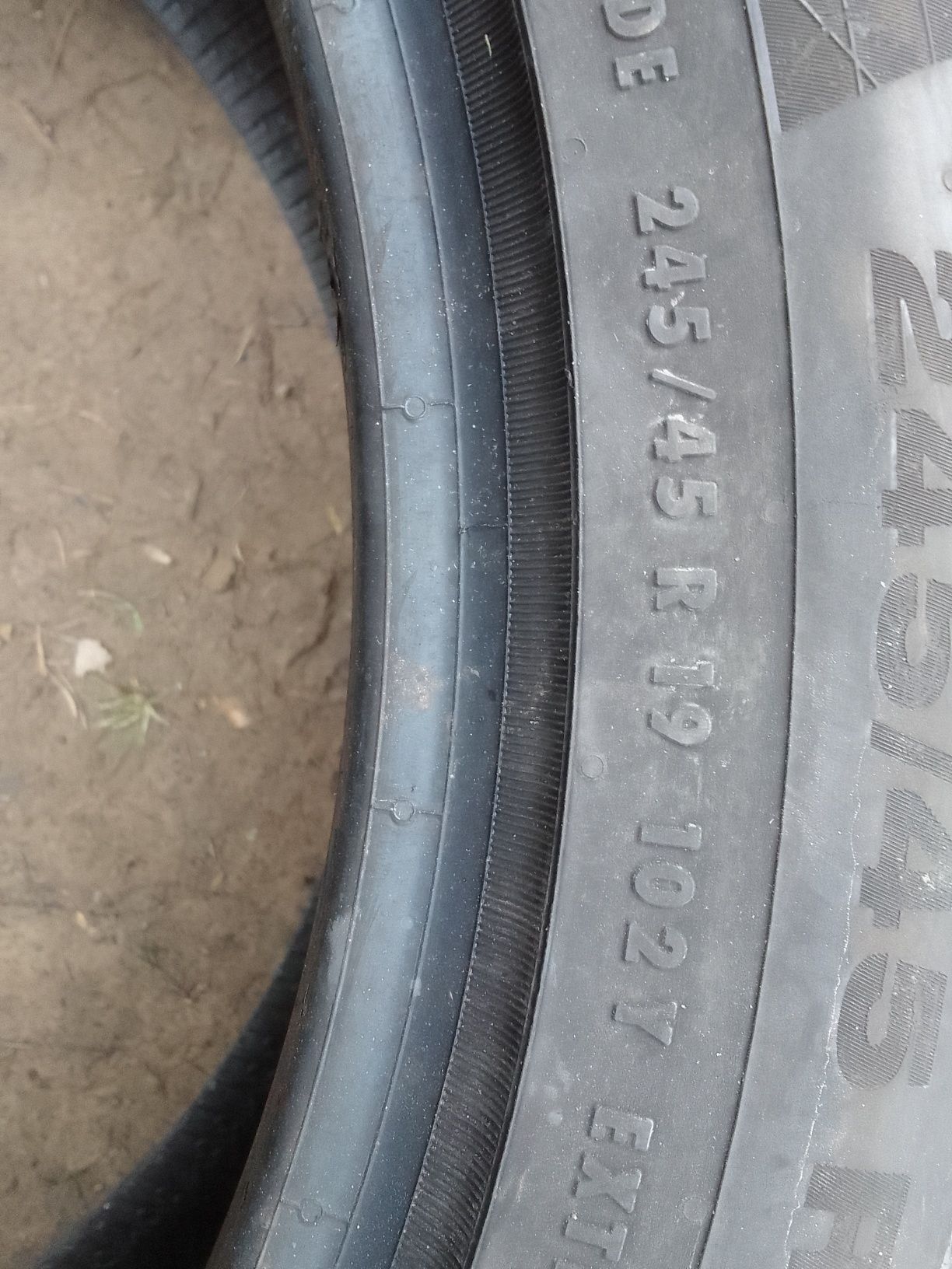 2 Opony letnie 245/45r19 CONTINENTAL 2021r