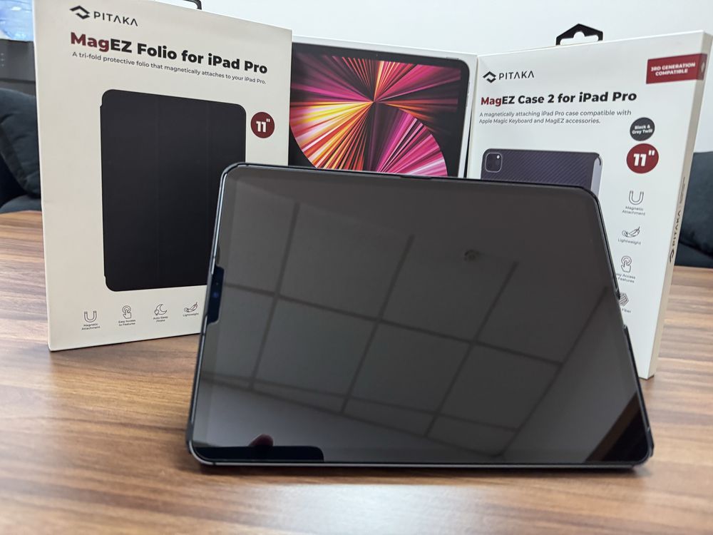 iPad Pro 11” M1 + Pitaka Caze + Pitaka Folio