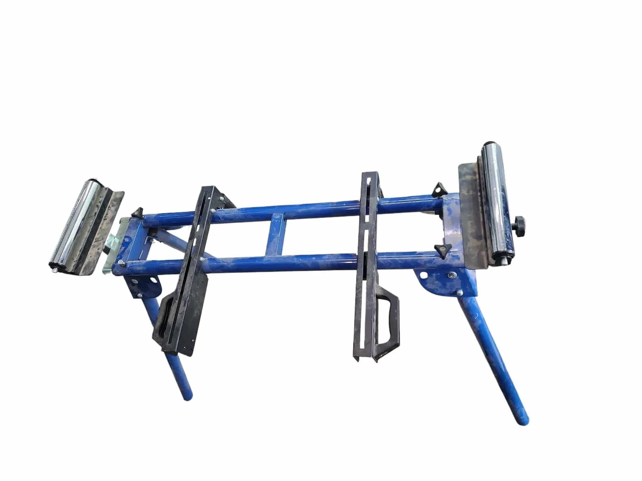 Scheppach HM140L - piła ukośna z posuwem 305 mm + stół roboczy UMF1600
