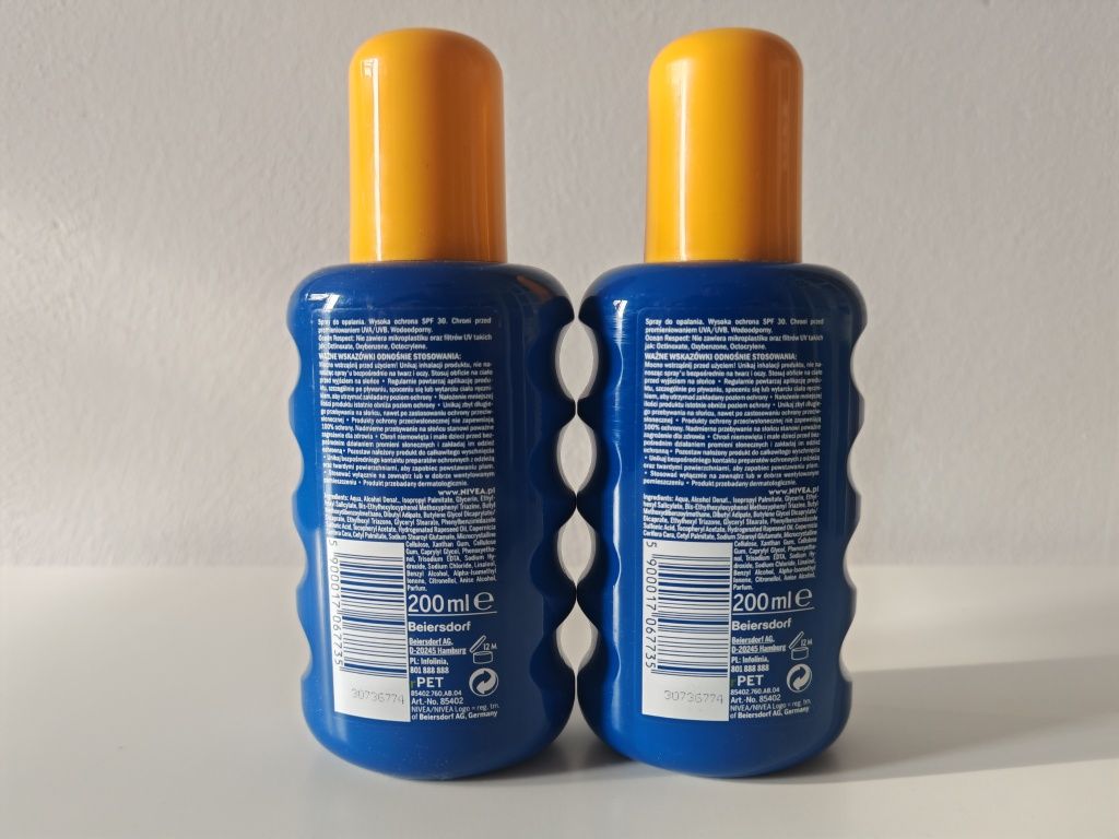NIVEA SUN Protect & Moisture SPF 30, 2 x 200 ml. Okazja.
