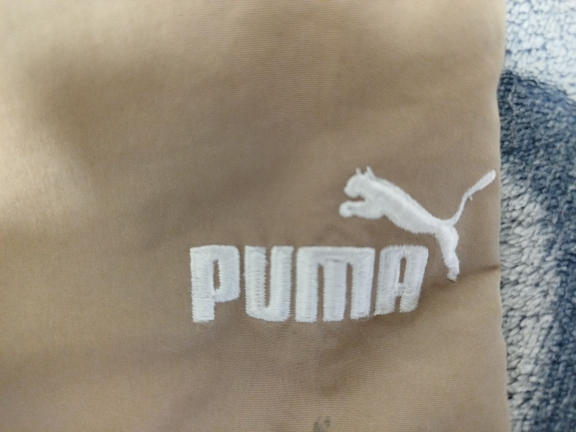 Шорты PUMA бежевые спортивные, повседневные (разм.XL).