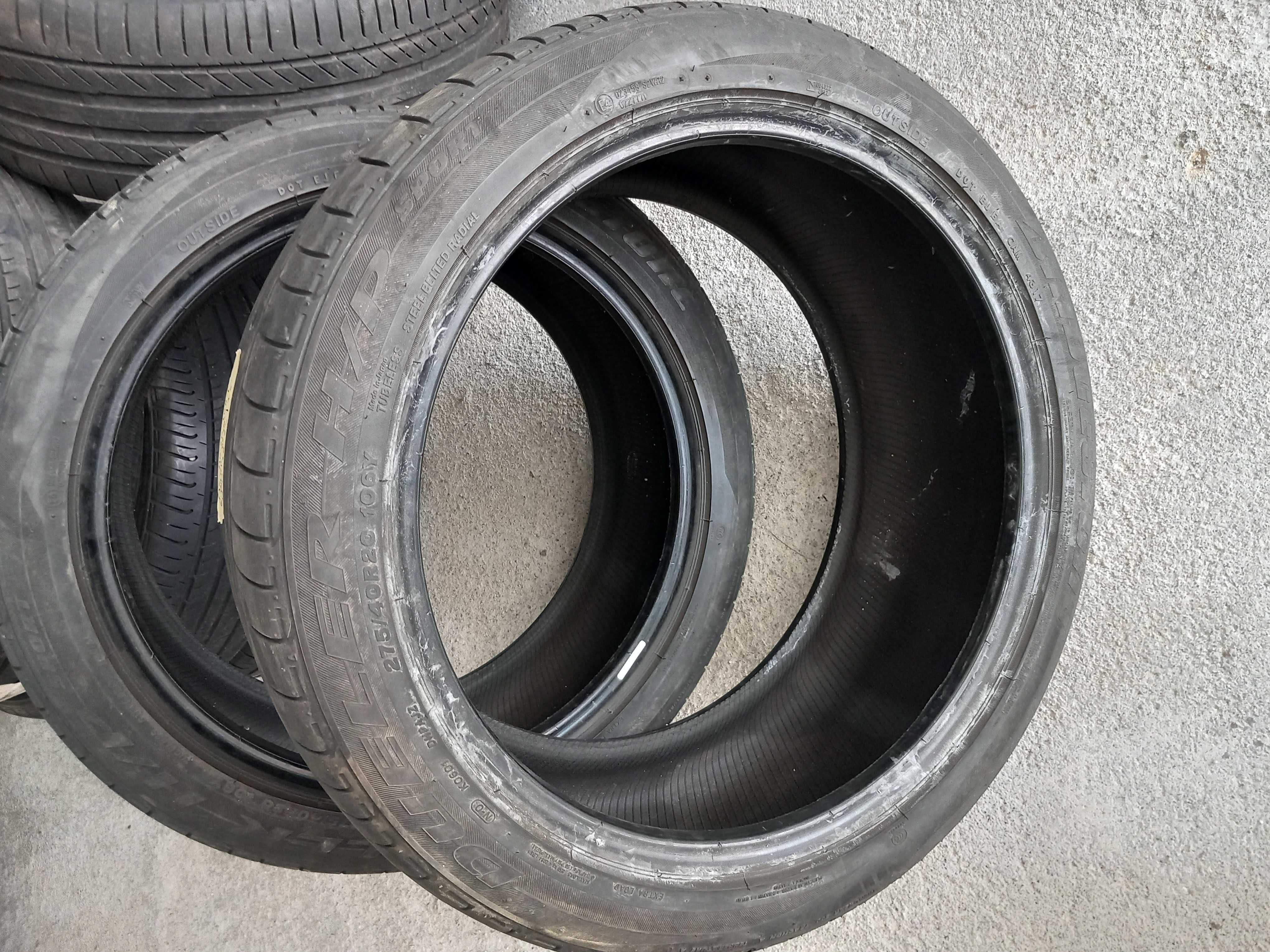2 Pneus 275/40R20 Bridgestone RFT