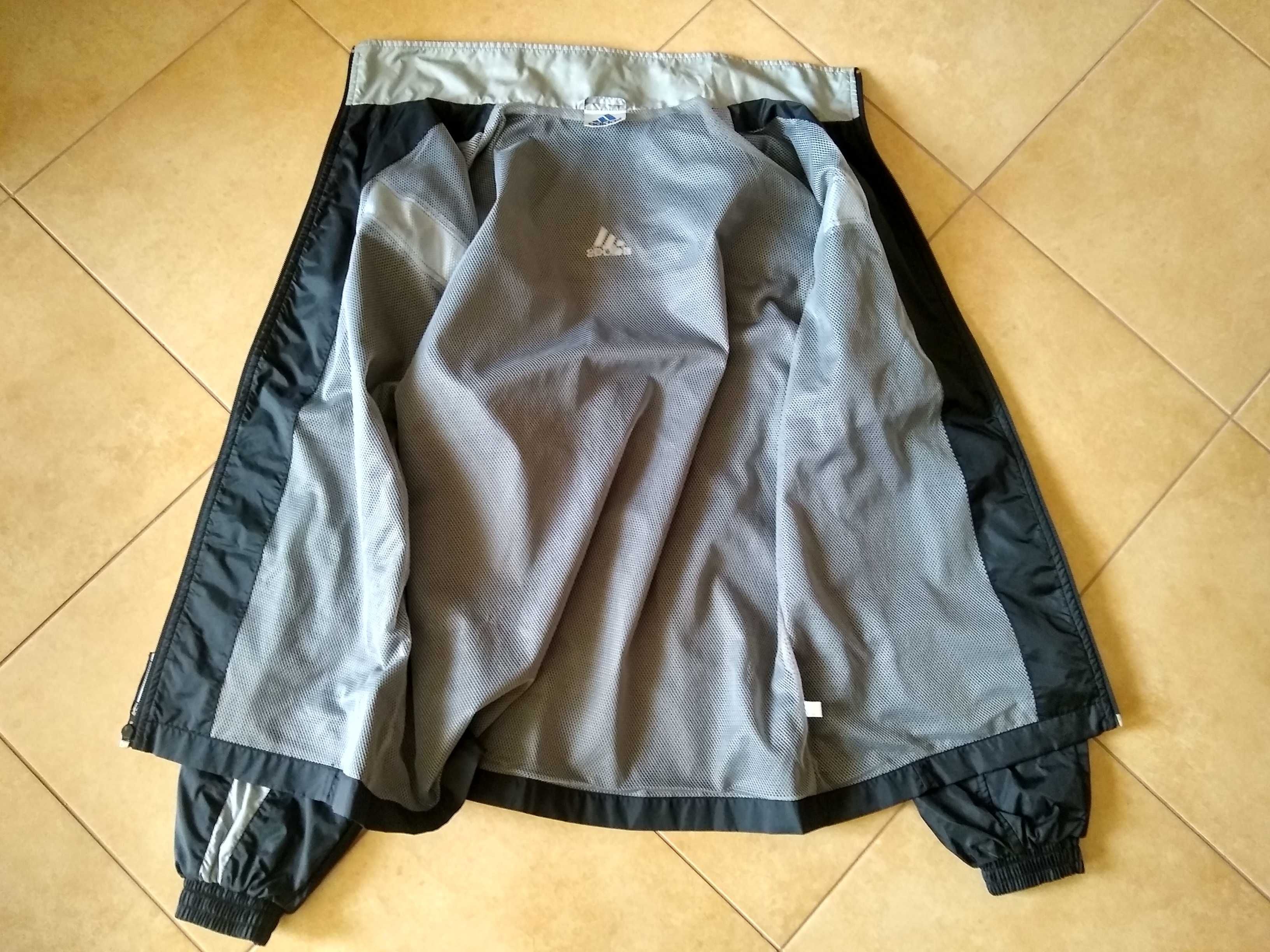 Adidas  Męska kurtka sportowa z siateczkową podszewką, Rozmiar M/L