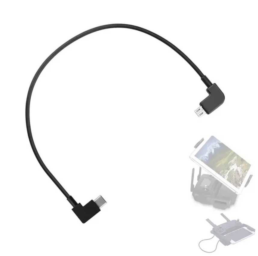Кабель DJI RC, MicroUSB - USB Type-C, 28см, для DJI Spark, Mavic, Air