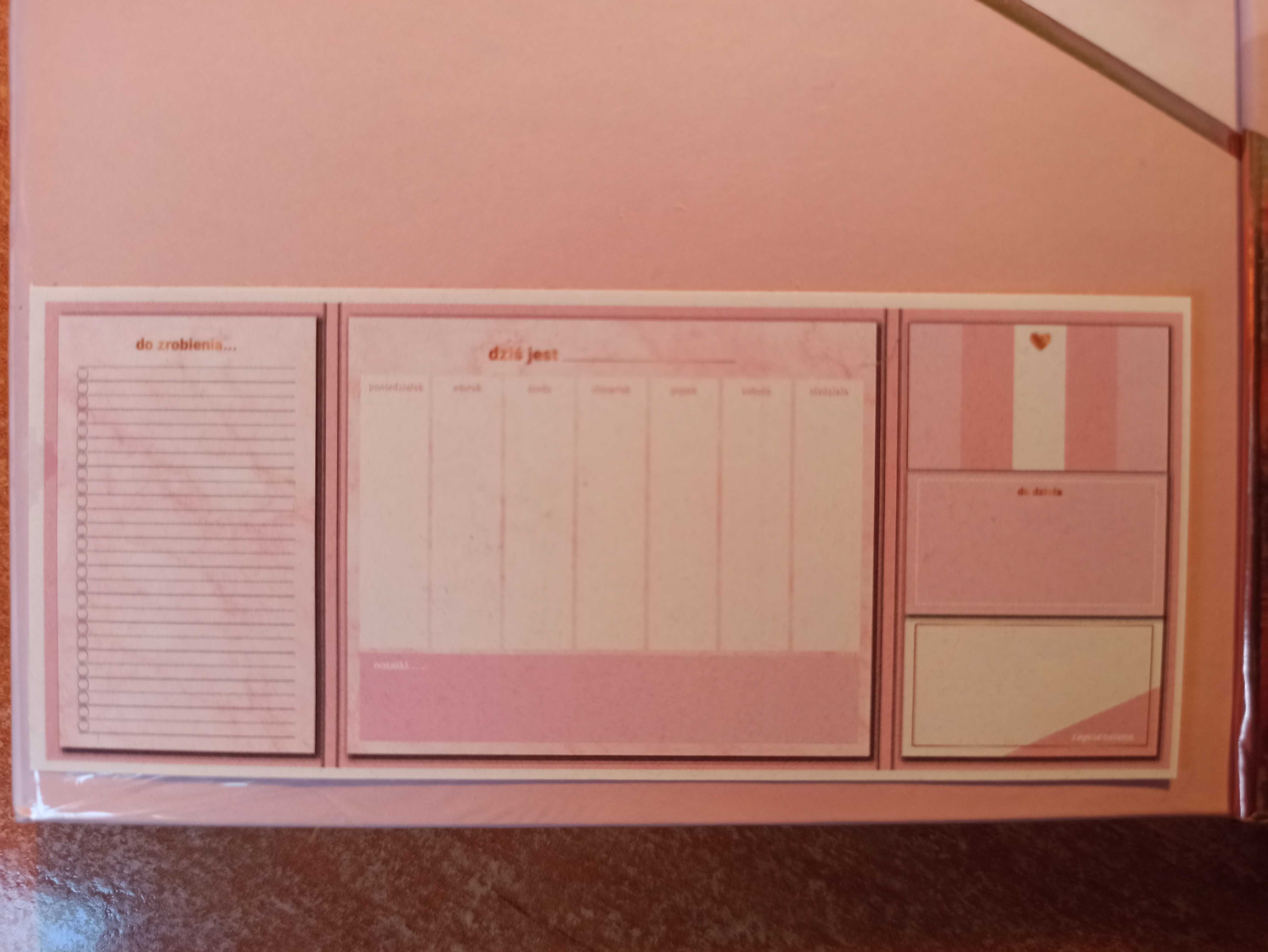 Stylowy planer notatnik notes