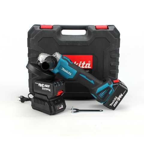 Акумуляторна болгарка Makita DGA511 безщіткова в кейсі + 2 акб