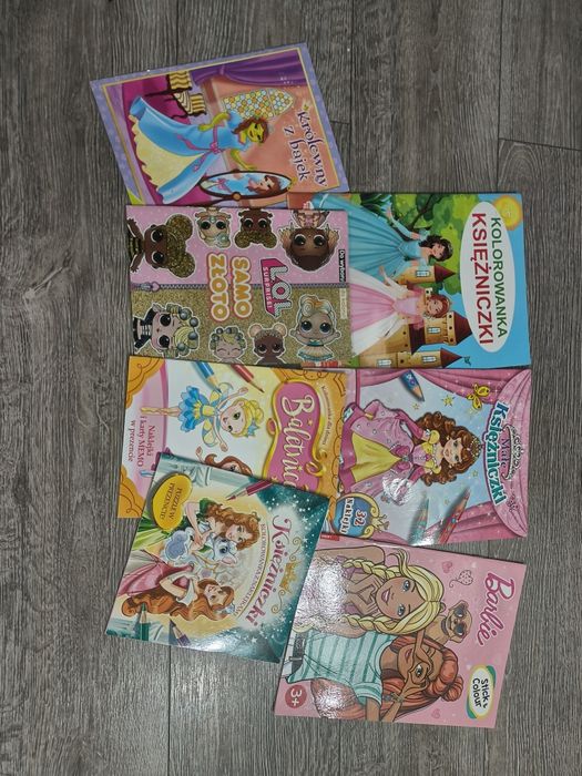 Zestaw 7 kolorowanek