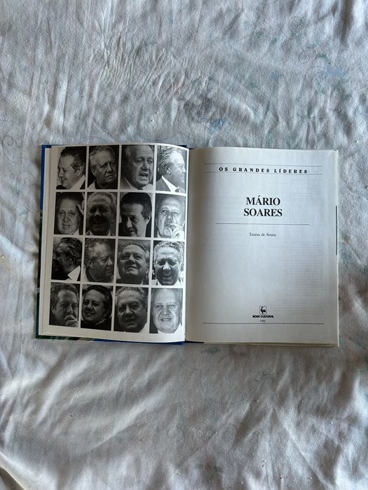 Livro Os Grandes Líderes Mario Soares