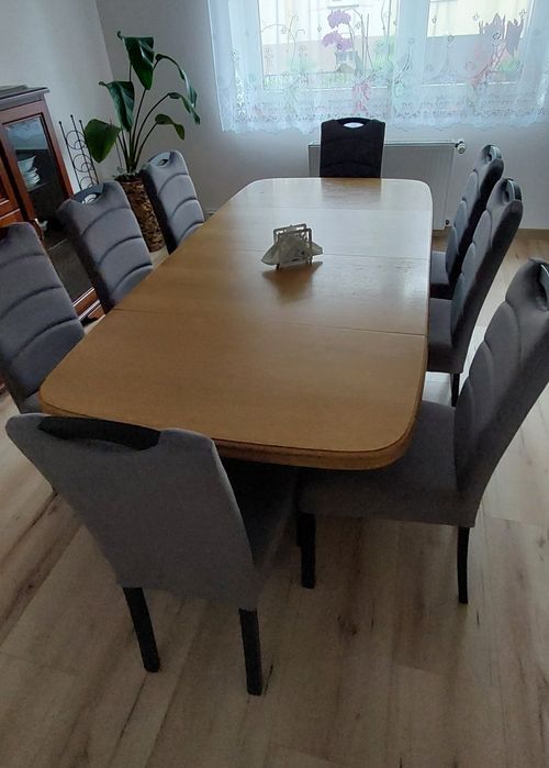 Stół dębowy rozkładany