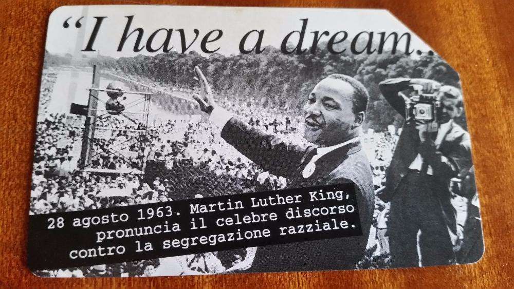 Martin Luter King karta telefoniczna słynna mowa o segregacji rasowej
