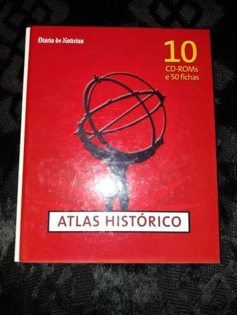 Atlas Histórico Multimédia de Portugal com 10 CD-ROMs e 50 fichas