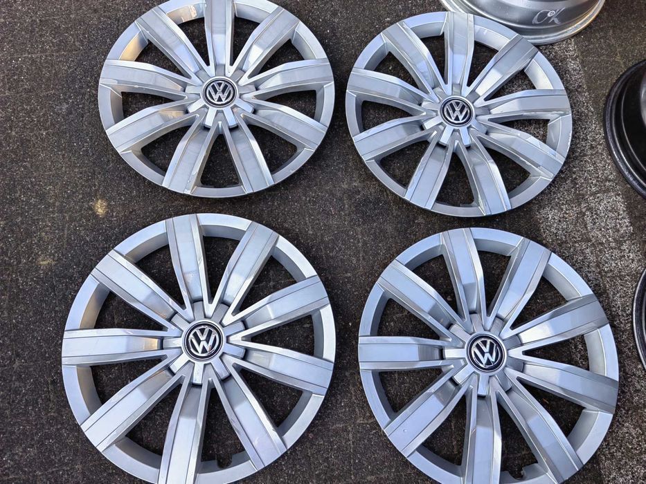 Kołpaki 17 cali VW komplet Oryginalne Tiguan Caddy Golf Passat