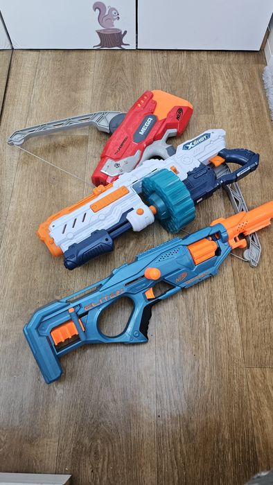 Wyrzutnie Nerf bez strzałek