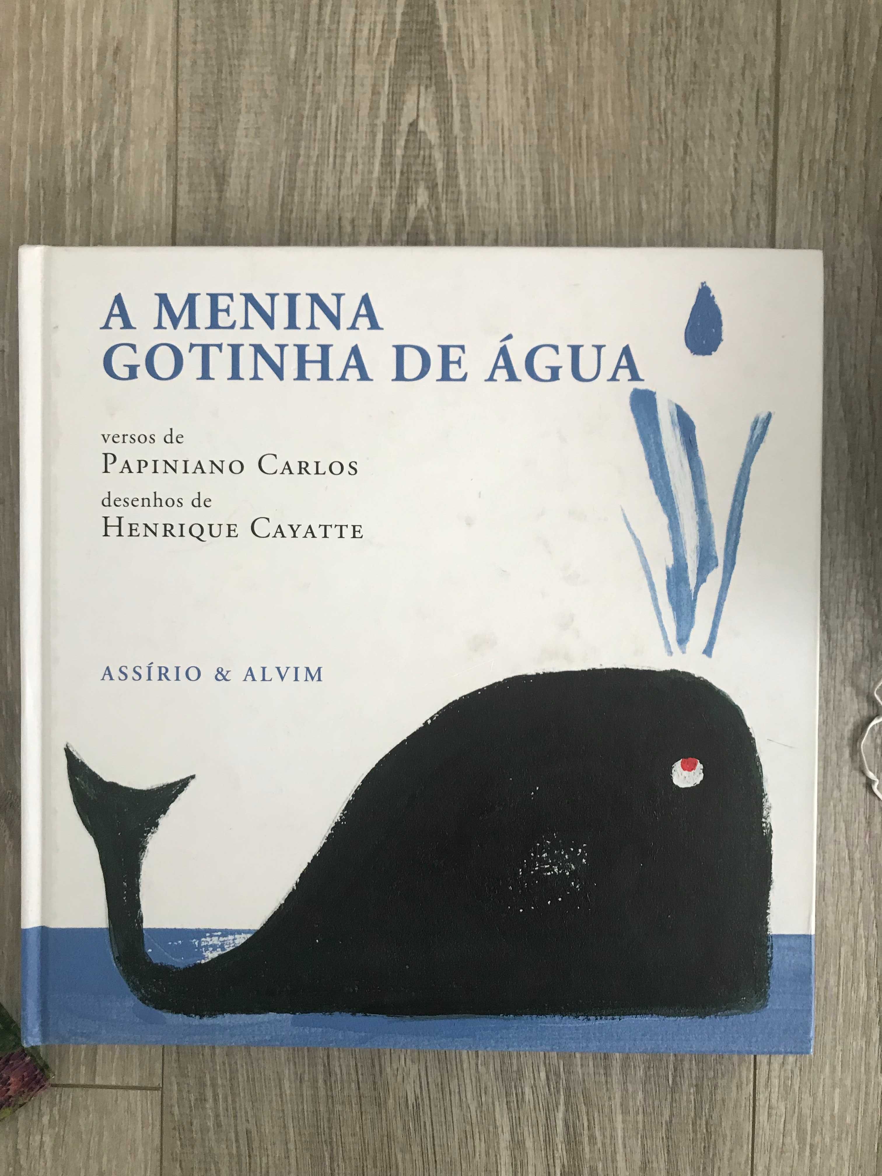 livro infantil "A menina gotinha de água"