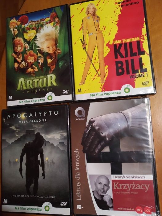 filmy DVD nowe zafoliowane